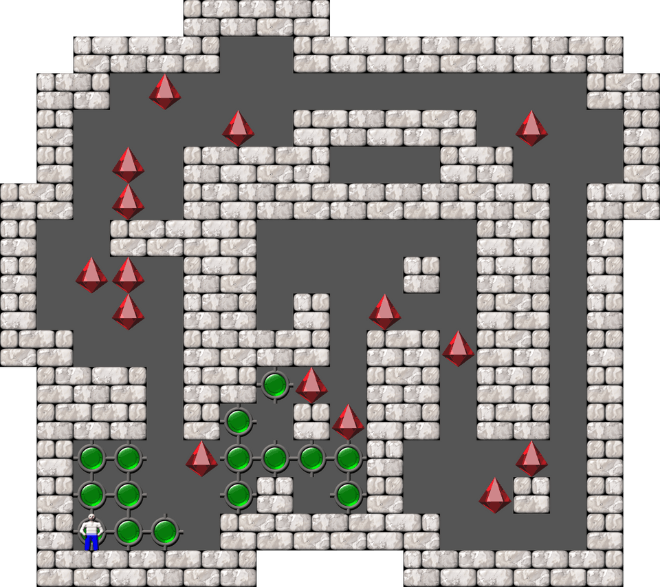 Sokoban Alberto Garcia Arranged level 6